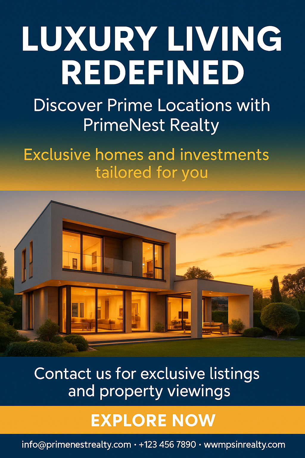 Flyer design example built with Ndovesha AI