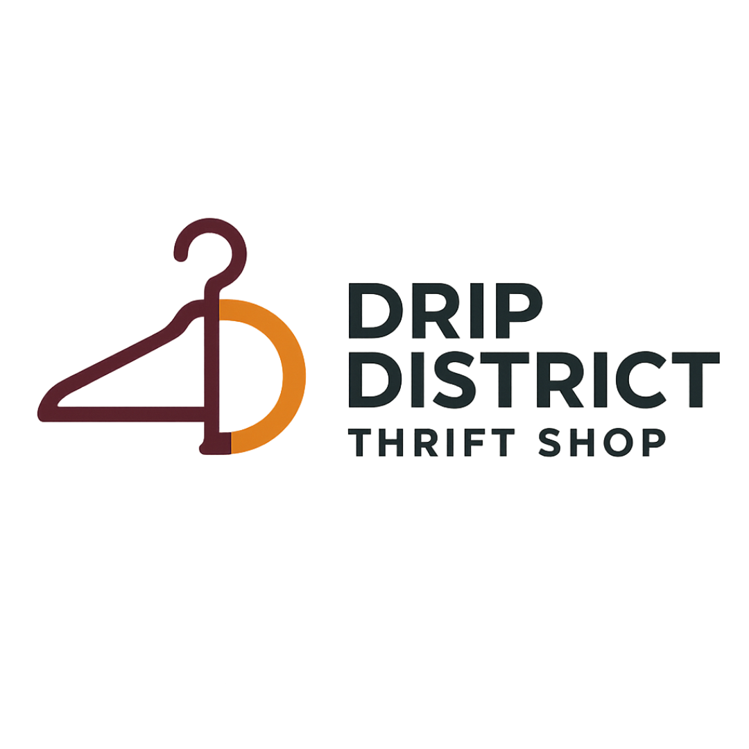 Drip District Thrift Shop logo generated by Ndovesha AI
