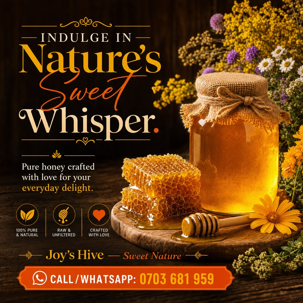 Honey product post created for Joyhive